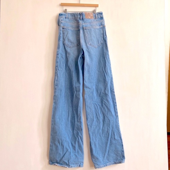 Zara high-waisted blue jeans - Picture 3 of 3